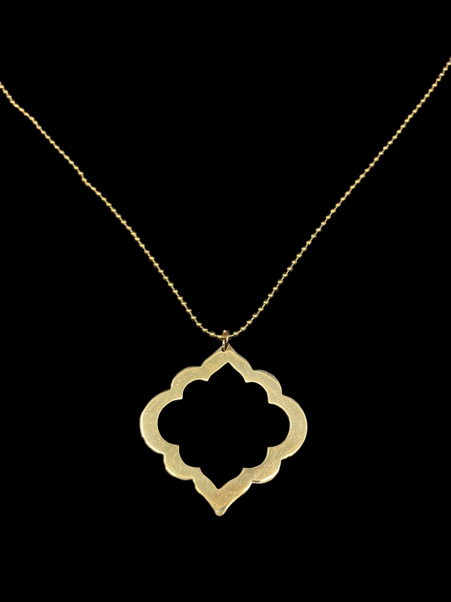 Brass Arch Necklace