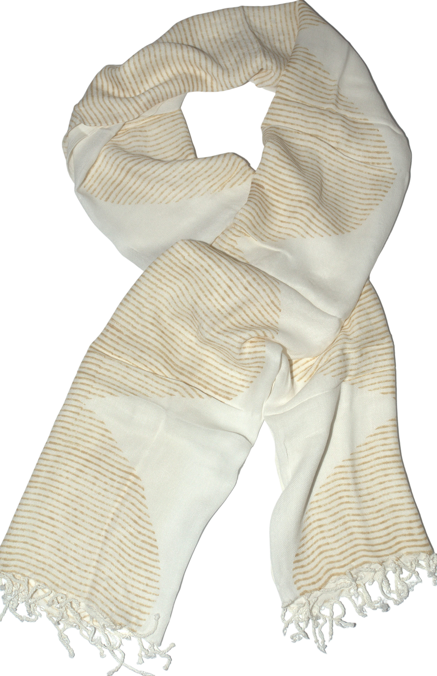 Mustard Striped Shawl