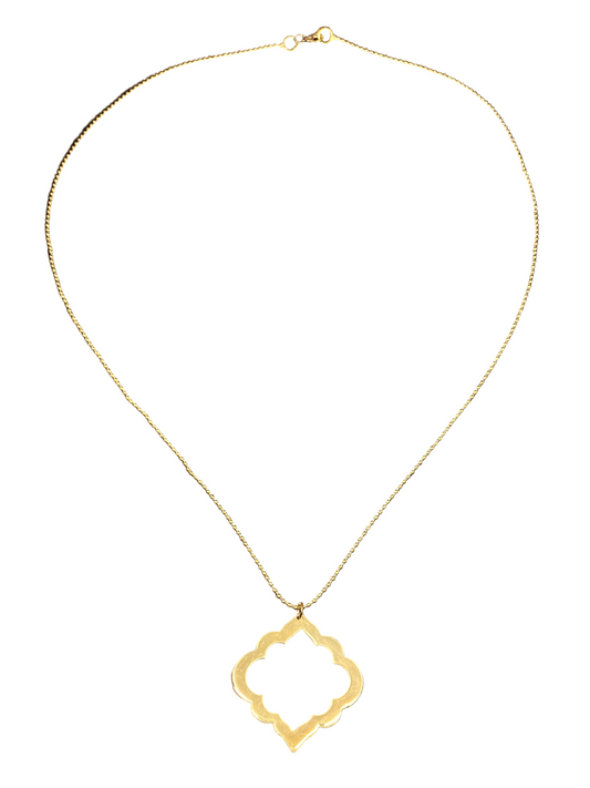 Brass Arch Necklace