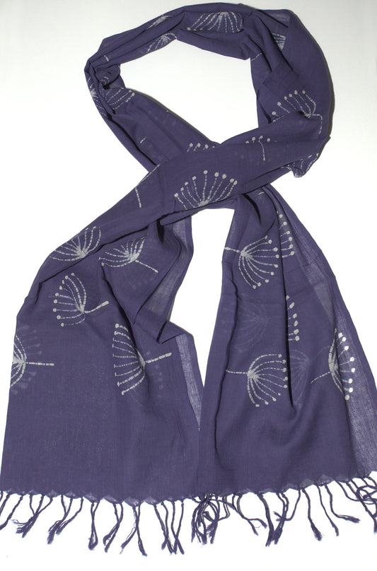 Batik Leaf Scarf